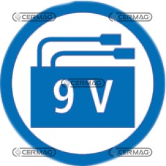 Batteria alcalina TITAN 90 Tensione 9 V Capacità 90 Ah 01211 Kerbl