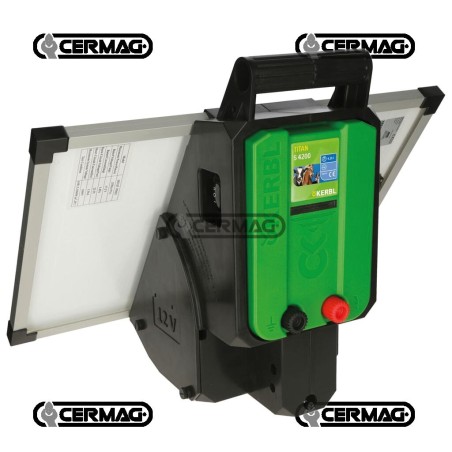 TITAN S 4200 solar energizer and 12 V power panel 01269 Kerbl | NewgardenAgri.com