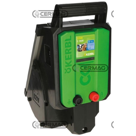 TITAN S 1400 solar energizer and 12 V power panel 01270 Kerbl | NewgardenAgri.com