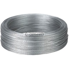 Braided galvanized wire without spool Ø 1.5 mm Length 200 m 01241 Kerbl | NewgardenAgri.com