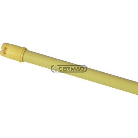 Poste amarillo de un solo punto para red CLASSICNET. Altura: 108 cm. 01225 Kerbl