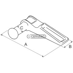 Bisagra del lado izquierdo 61288
