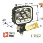 Arbeitsscheinwerfer 6 leds 12-24V NEWGARDENSTORE 1500 Lumen für Ackerschlepper