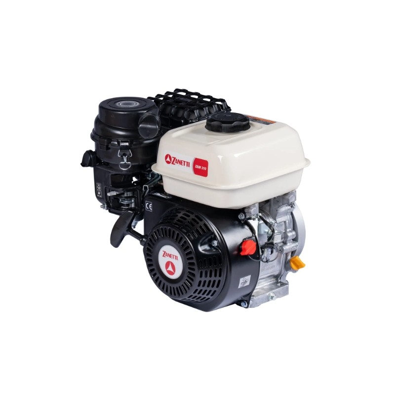 ZANETTI BENZINA ZBM210C1MV moteur complet motoculteur conique 23 mm manuel