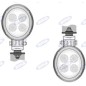 LED worklight 104x120mm 12-24V 18W 1500LM 2-pin connector agricultural machine LED worklight 104x120mm 12-24V 18W 1500LM 2-pin connector agricultural machine