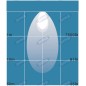 Faro lavoro 9 LED 110x128mm 10-30V 27W 1700LM cablaggio 40cm macchina agricola Faro lavoro 9 LED 110x128mm 10-30V 27W 1700LM cablaggio 40cm macchina agricola