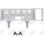 Linkes Rücklicht led 106,5x98,8x35mm Traktor Arbeitsmaschine 12-24V
