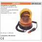 Baliza giratoria con clavija y cable extensible Ø  110 mm altura 190 mm 002136