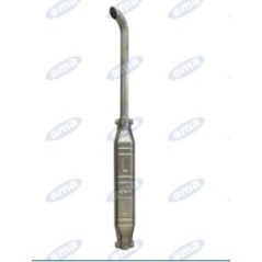 Exhaust with curved extension diameter 45mm L1235mm for agricultura...
