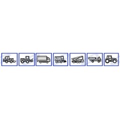 Balise LED 12-24V base magnétique 169x127mm tracteur automoteur machine agricole