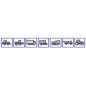 Balise LED 12-24V base magnétique 169x127mm tracteur automoteur machine agricole