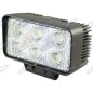 Work light 110x60mm 6 LED 10-30V 18W 1080LM wired 40-60cm agricultural machine