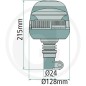 LED-Kennleuchte 12 / 24 V Spannung Rundumleuchte einfach / doppelt blinkend LED-Kennleuchte 12 / 24 V Spannung Rundumleuchte einfach / doppelt blinkend