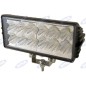 Barre lumineuse 12 LED 12-28V 36W 2700LM 200x90mm automotrice machine agricole tracteur Barre lumineuse 12 LED 12-28V 36W 2700LM 200x90mm automotrice machine agricole tracteur
