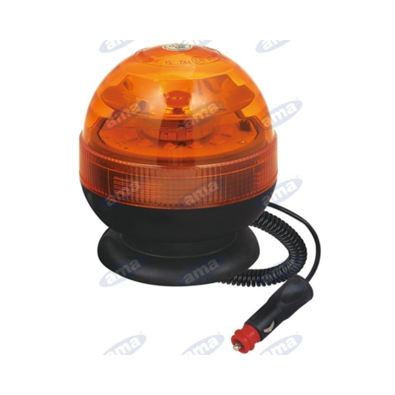 LED beacon 12-24V magnetic base 138x127mm self-propelled agricultural machine tractor