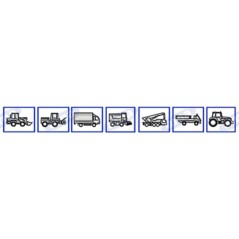 LED beacon 12-24V magnetic base 138x127mm self-propelled agricultural machine tractor