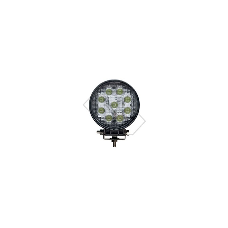 2000 lumen led work beacon round headlight for agricultural tractor