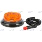 Feu tournant à leds base magnétique h 77mm L 145mm machine agricole automotrice 12-24V