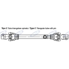 Zapfwelle AMA Kat. 2 CE-geprüft 2x800mm - 00956 | NewgardenAgri.com