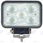 Proyector de trabajo 145x122mm 5 LEDs 10-30V 50W 4500LM cableado 40-60cm máquina agrícola
