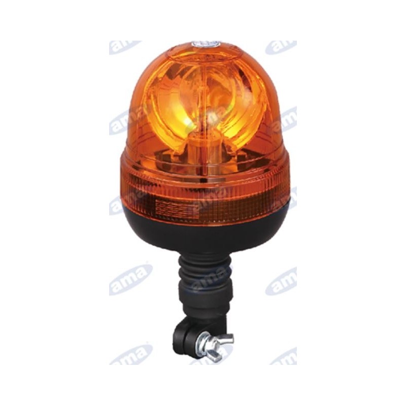 Baliza halógena 12V 55W base flexible 240x127 mm tractor vehículo industrial