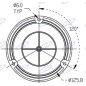 Girofaro LED 12-24V base piana 130x140mm trattore macchina agricola operatrice Girofaro LED 12-24V base piana 130x140mm trattore macchina agricola operatrice