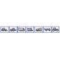 Feu tournant LED 12-24V base plate 130x140mm tracteur machine agricole