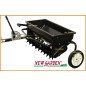 Esparcidor de abono para tractor de césped anchura 80cm 45kg 551590 equipo