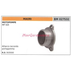 Attacco raccordo portagomma MAORI motopompa MP 50X 027532 | NewgardenAgri.com