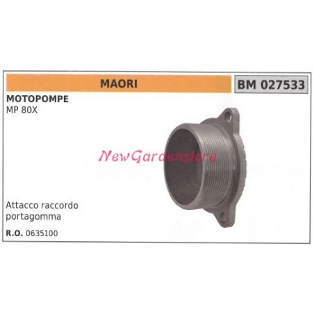 Hose connector MAORI motor pump MP 80X 027533 | NewgardenAgri.com