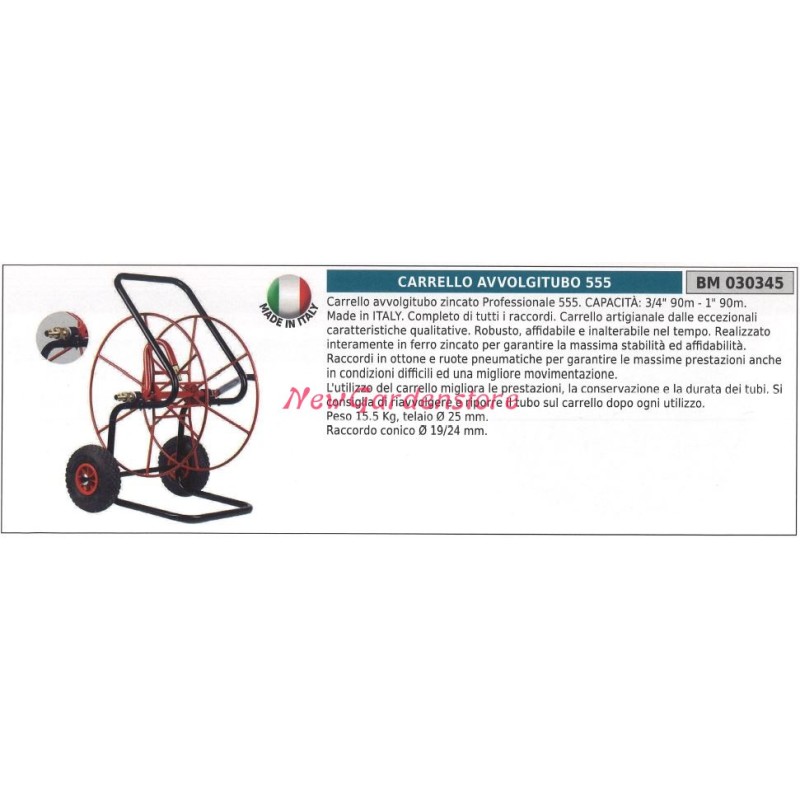 Carrello avvolgitubo 555 UNIVERSALE 030345