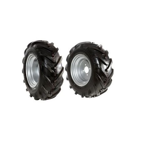 Paire de roues 16/6.50-8" à disque fixe pour motoculteur NIBBI BRIK 3 | NewgardenAgri.com