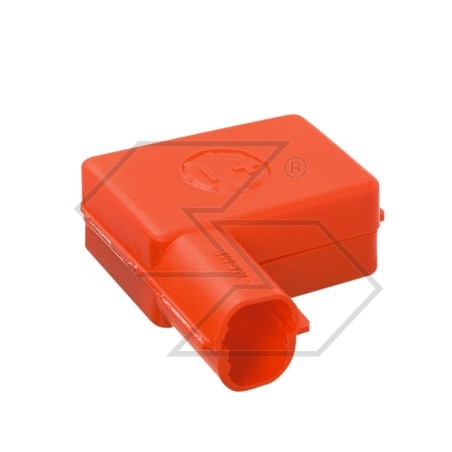 Positive pole battery terminal cover in red pvc | NewgardenAgri.com