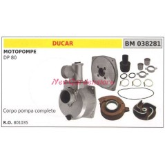 Corpo DUCAR motopompa DP 80 038281 | NewgardenAgri.com