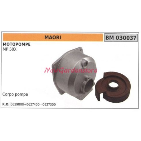 Corpo MAORI motopompa MP 50X 030037 0629800+0627400 0627300 | NewgardenAgri.com