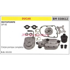 Pump housing DUCAR motor pump DP 40 038612 | NewgardenAgri.com