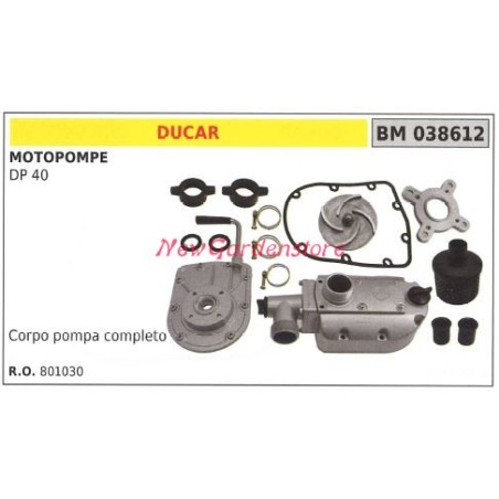 Corpo pompa DUCAR motopompa DP 40 038612 | NewgardenAgri.com