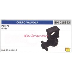 Corpo valvola UNIVERSALE pompa Bertolini GIPSY 018393 | NewgardenAgri.com