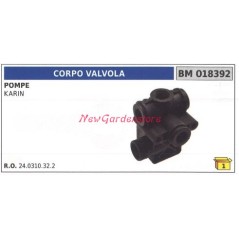 Corpo valvola UNIVERSALE pompa Bertolini KARIN 018392 | NewgardenAgri.com