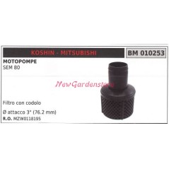 KOSHIN Filter mit Zapfen KOSHIN Motor-Pumpe SEM 80 010253 | NewgardenAgri.com