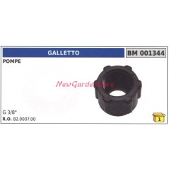 Ecrou à oreilles G 3/8" pompe UNIVERSELLE Bertolini 001344 | NewgardenAgri.com