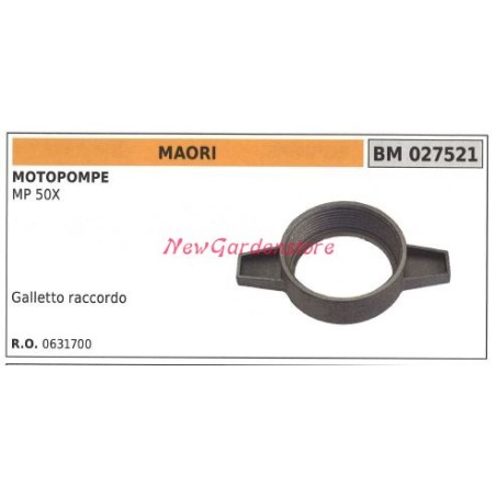 Conector de manguera MAORI motobomba MP 50X 027521 | NewgardenAgri.com