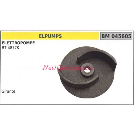 ELPUMPS Electric pump BT 4877K impeller 045605 | NewgardenAgri.com