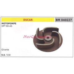 Pump impeller DUCAR motopump DPT 80-AS 040227 | NewgardenAgri.com