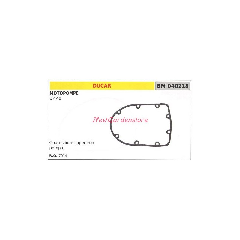 DUCAR Motorpumpe DP 40 Deckeldichtung 040218