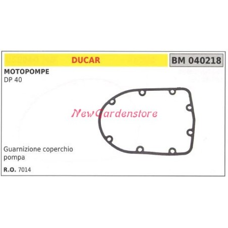 Guarnizione coperchio DUCAR motopompa DP 40 040218 | NewgardenAgri.com