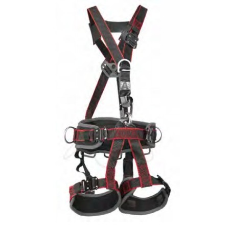 Fall arrest harness for suspended work buckles and quick-release hooks | NewgardenAgri.com