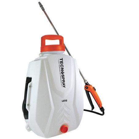 Sprayer TECNOSPRAY LE12 capacity 12L lithium battery 12V and charging included | NewgardenAgri.com