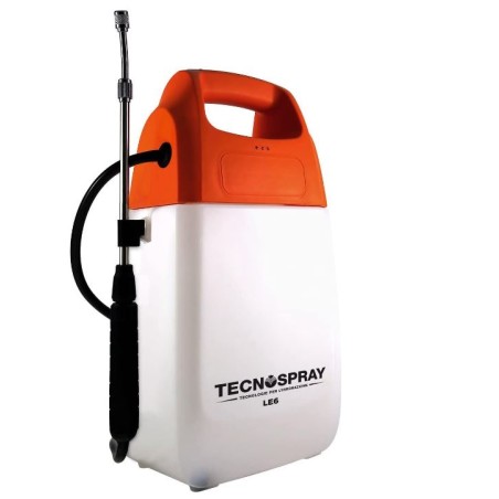 Irroratrice TECNOSPRAY LE6 capacita 6L batteria litio 5 V e carica inclusi | NewgardenAgri.com