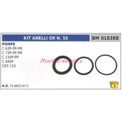 Kit anelli or N.55 UNIVERSALE pompa Bertolini C 63P PP PR 018388 | NewgardenAgri.com